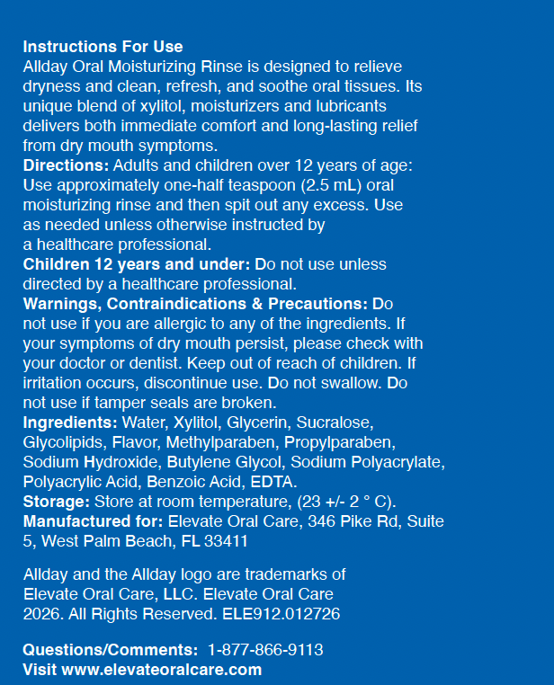 Allday® Oral Moisturizing Rinse