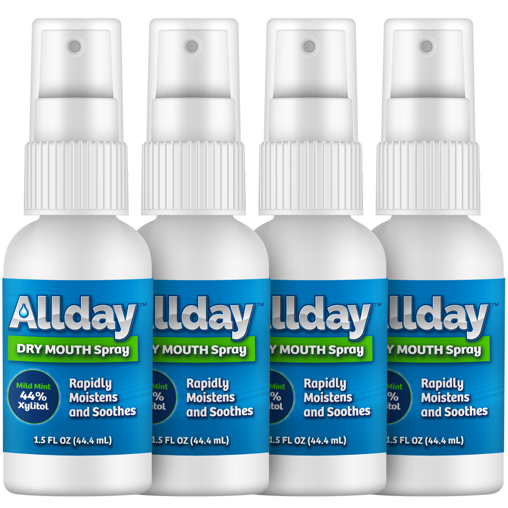 Allday® Dry Mouth Spray - 4 Pack